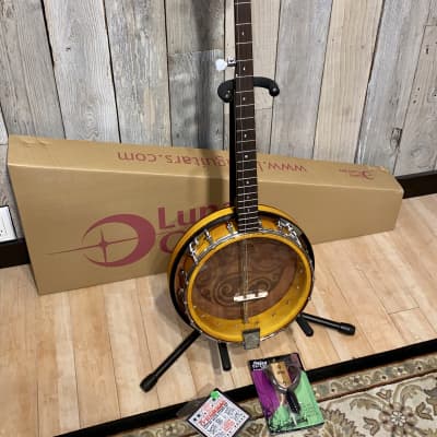2021 Luna  Celtic 5 String Banjo  Natural Satin Finish, Help Support Brick & Mortar Music Shops ! image 18