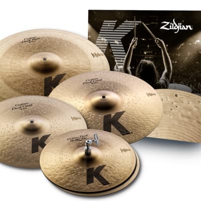Zildjian K Custom Dark 5 Piece Cymbal Set image 1