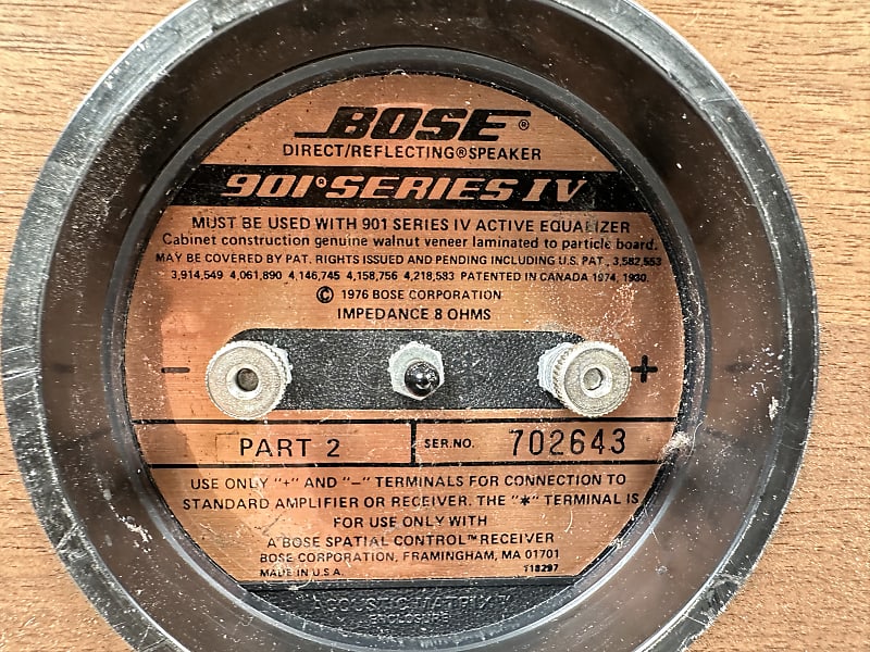 Vintage Bose 901 Series IV Direct /Reflecting Speakers | Reverb Vintage Bose 901 Series IV Direct /Reflecting Speakers | Reverb