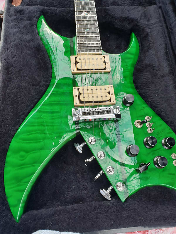 B.C BC Rich Berni Rico 10 Bich 2004 Emerald Green Quilted