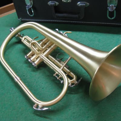 Jupiter Flugelhorn SFH-746 - Custom Brushed Finish - Solid Case