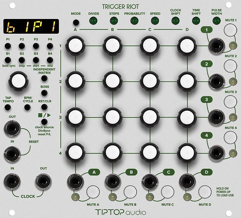 TIPTOP AUDIO TRIGGER RIOT WHITE : BRAND NEW :  [DETROIT MODULAR] image 1