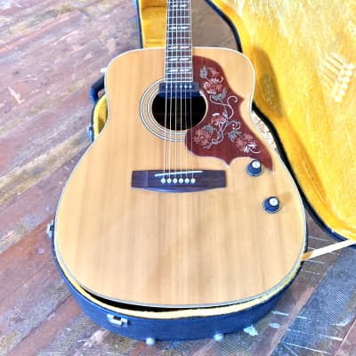 Yamaha FG-350e acoustic guitar c 1970's original vintage mij