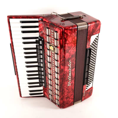 Top German Made LMMH Accordion Weltmeister Serino 120 bass,16r.+Master&Hard Case,Straps~Fisarmonica image 5