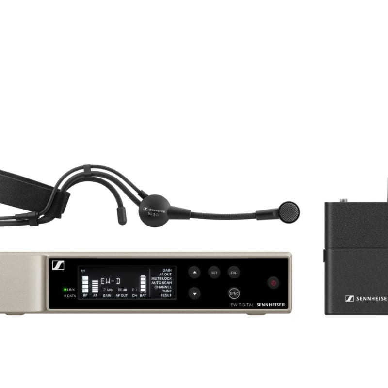 Sennheiser - 509342 - EW-DX EM 2 (Q1-9: 470.2 - 550 MHz) - Digital Half-Rack  for Use with Evolution Wireless Digital Handheld, Bodypack and Tablestand  Transmitters