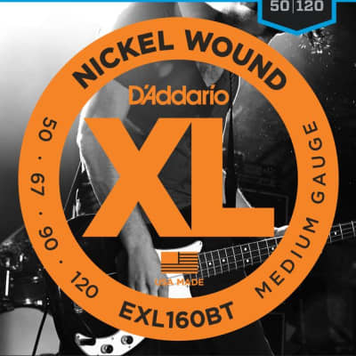 D'Addario EXL160BT Balanced Tension 50-120 Long Scale Electric Bass image 1