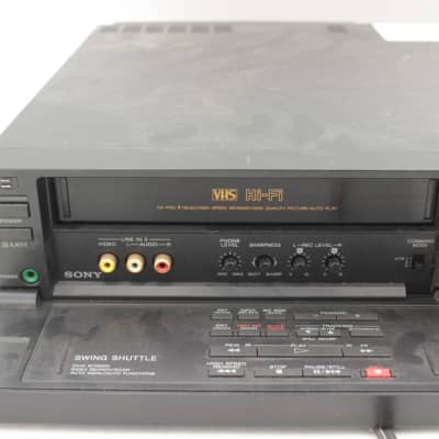  Sony SLV-575UC Reproductor de grabadora de casete de vídeo  estéreo de alta fidelidad VCR VHS cinta reproducción de cable sintonizador  DA Pro 4 cabezas seguimiento automático digital