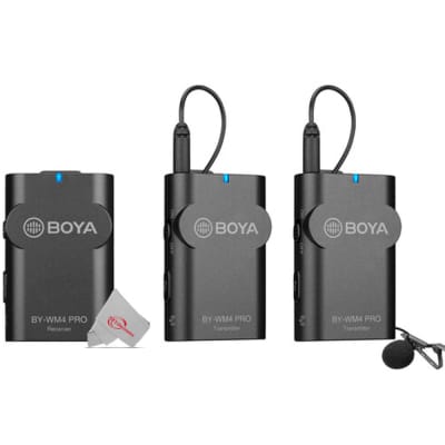 Boya BY-WM8 Pro K2 Kit Microfoni Lavalier UHF Wireless 