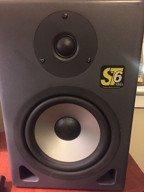 KRK ST6 Passive Monitors Pair w Alesis Power Amp