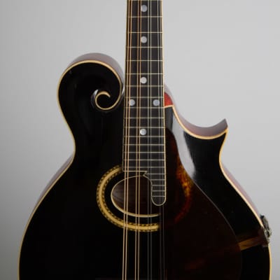 Gibson  F-2 Carved Top Mandolin (1912), ser. #16835, original black hard shell case. image 8