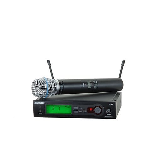 Shure SLX24/BETA87A Handheld Wireless System (Band G5) (Used/Mint) image 1