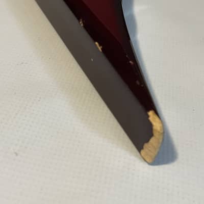 2005 MIJ Jackson RR3 RR Rhoads V Red Flame Guitar Body Floyd Tremolo Ready image 21