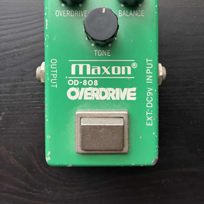 Vintage 1979 Narrow Box Maxon OD-808 Overdrive- Rare Ibanez TS-808