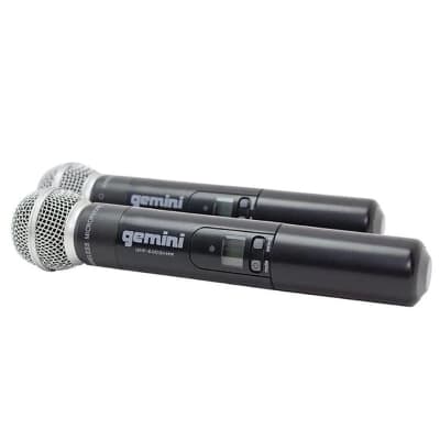 Gemini Sound UHF-6200M Dual-Handheld UHF Wireless Microphone System image 2