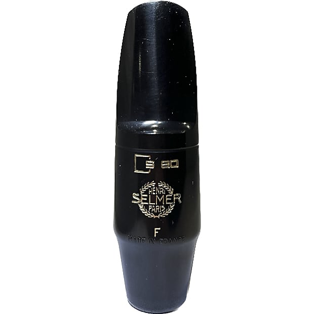 Selmer Paris S80 #F hard rubber alto saxophone mouthpiece | Reverb