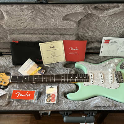 Fender Cory Wong Stratocaster Limited Satin Surf Green Rosewood Satin Surf Green  #CW231316  7 lbs  13.3 oz image 2