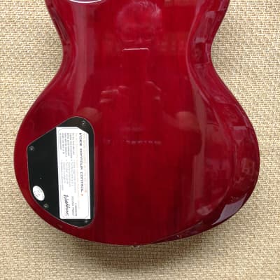 2000’S Washburn WI64 Idol Sold Body Electric Guitar, VCC, Mahogany, Jumbo Frets, Red image 9