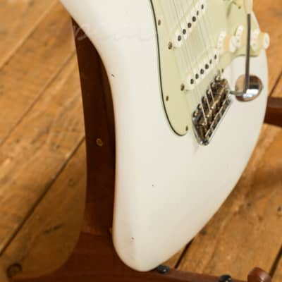 Fender Custom Shop LTD 62/63 Strat Journeyman Relic Aged Olympic White image 6