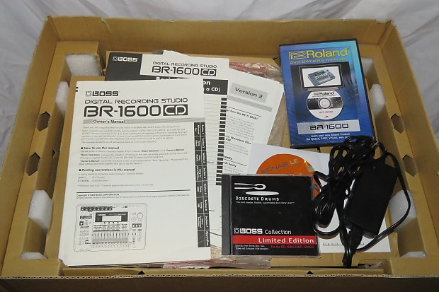 Boss BR-1600CD (1600 CD) Digital Recorder - Ver 2, 80GB, in Boss BR-1600CD (1600 CD) Digital Recorder - Ver 2, 80GB, in