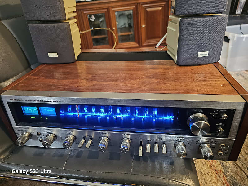 Pioneer vintage receiver Sx828 1970s Silver Reverb