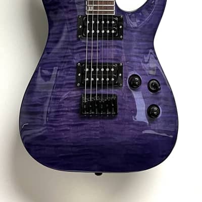 ESP LTD H-200 FM 2020 - Present - See Thru Purple image 1