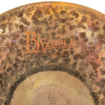 Meinl Byzance Jazz Thin Hi Hat Cymbals 13 image 7