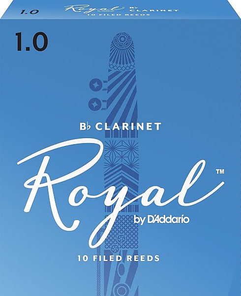 Rico Royal Bb Clarinet Reeds #1 (10-Pack) NEW rcb1010 image 1