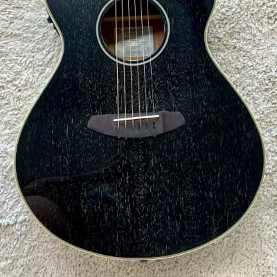 Breedlove Rainforest S Concert CE Acoustic Electric Guitar, Night Sky Finish image 3