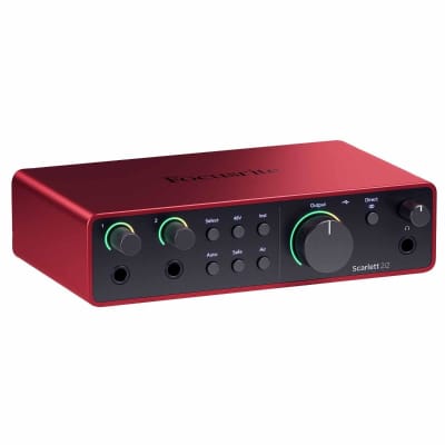 Focusrite Scarlett 2i2 4th Gen 2-in 2-out USB Music Audio Recording Interface image 6