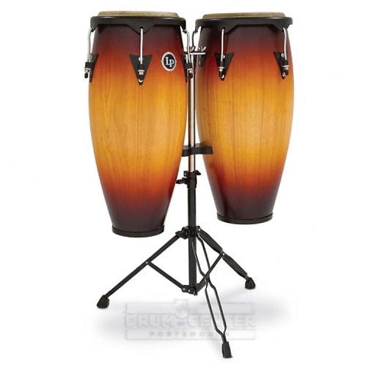LP City Conga Set w/Stand Vintage Sunburst Finish image 1