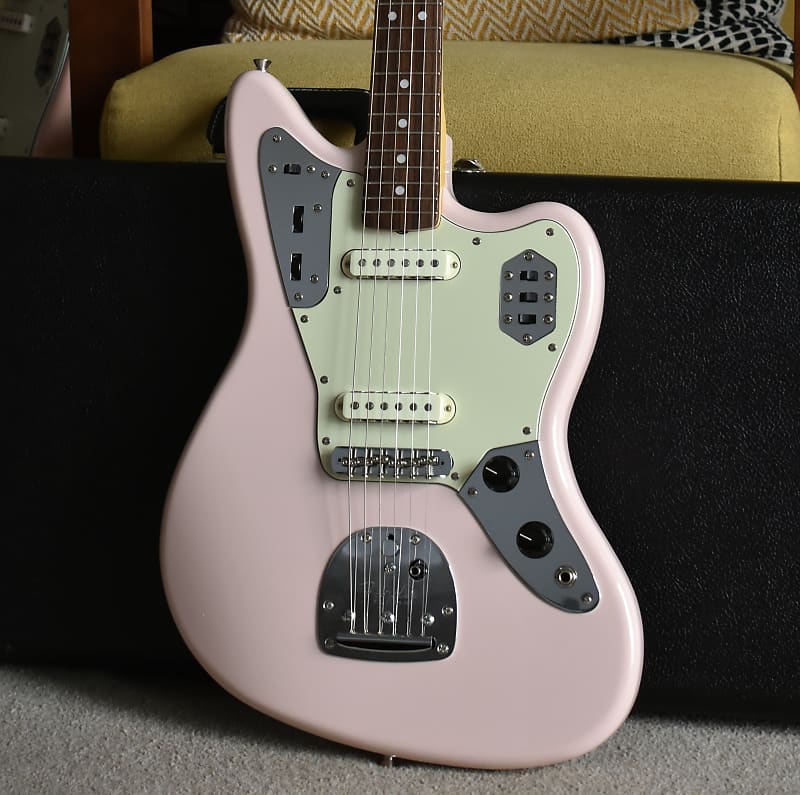 未使用品 Fender FSR 202 Jaguar Shell Pink MH AS NEW Fender FSR Japan Traditional II 60's Jaguar Shell