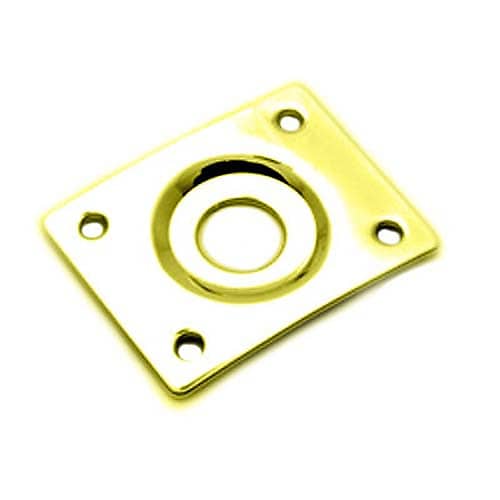 Mighty Mite MM5603G Jack Plate for Electric Guitar - Gold image 1
