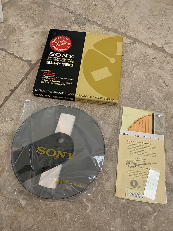 Sony SLH-180 Vintage 1/4 Tape NOS