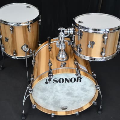 Sonor 20/12/14 SQ2 Drum Set - Beech And American Walnut image 2