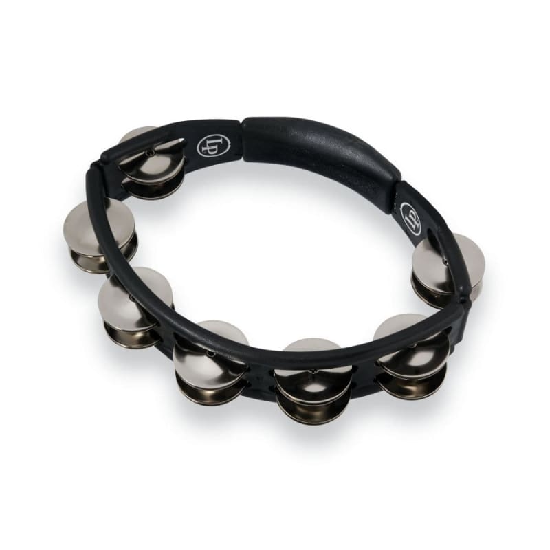 Photos - Percussion Latin Percussion L.P. Cyclops Jingle Tambourine Steel/Black/Hand Held Black 