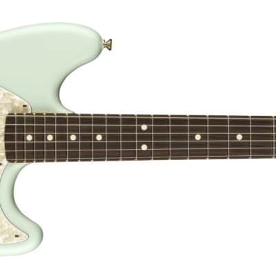 Fender American Performer Mustang - Satin Sonic Blue with Rosewood Fingerboard image 2