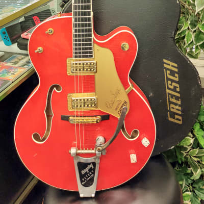 Used Gretsch G6120W-1957 Eddie Cochran Orange 2005 | Reverb