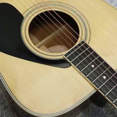 Immagine Vintage 1980's made YAMAHA FG-200D Orange Label Acoustic Guitar Made in Japan - 3