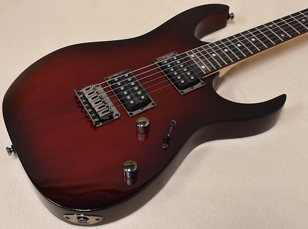 新品 Ibanez アイバニーズ RG421 BBS Blackberry Ibanez RG421 - Blackberry Sunburst | Sweetwater