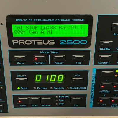 E-MU Systems Proteus 2500 Rackmount 128-Voice Sampler Module 2001 - Black