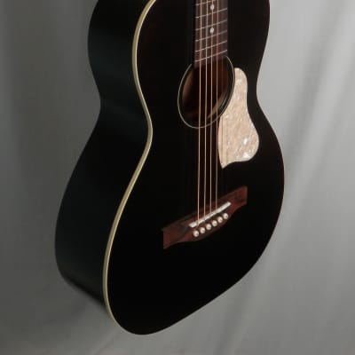Art & Lutherie Roadhouse Faded Black Acoustic Electric Parlor Guitar(Model # 042418) image 3