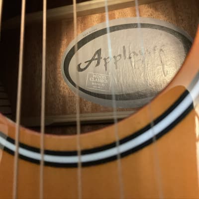 (MINT) Ovation Applause E-Acoustic Guitar Wood Classics AEJ96-1 Jumbo Cut Electro image 11