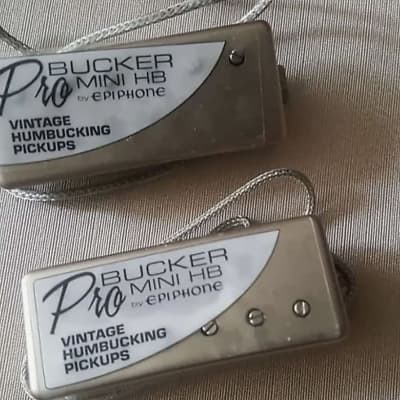 Epiphone Mini Humbuckers Pro Buckers Pickups Neck and Bridge Set