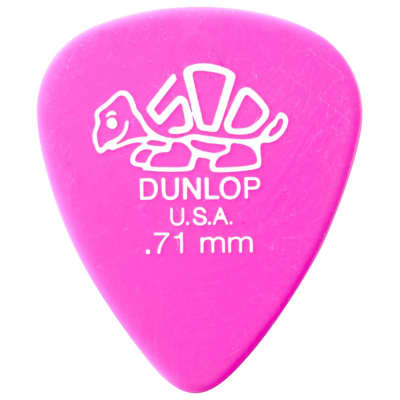 Dunlop Delrin 500 Guitar Picks (set of 12) - .71 image 1
