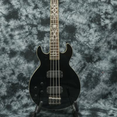 Schecter Scorpion Tribal Bass Left Handed with Darkglass Tone Capsule preamp and Bartolini Pickups image 3