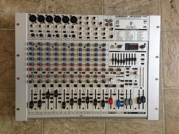 Behringer Eurorack UB1832FX-Pro 18-Input 3/2-Bus Mic / Line Mixer with Multi-Effects Processor image 2