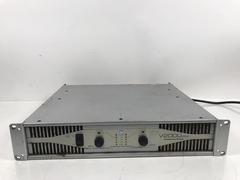 American Audio V2000 Plus Power Amplifier (Silver)