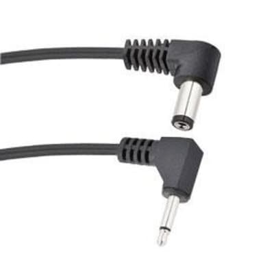 Voodoo Lab PPMIN-R Power Cable 3.5mm Mini Plug (Tip Positive, Right Angled, 46cm) for sale