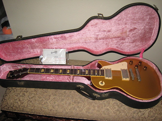 希少 上位機種 無垢 Orville by Gibson LPS-57C 富士弦