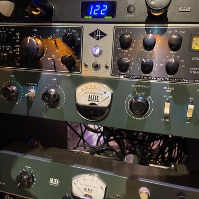 Heavily Modified Altec 1591A microphone preamp 1-of-a-kind tube mic pre / 436 compressor combo - a HOTROD MONSTER image 1